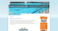 Desktop Screenshot of medencetisztitas.info